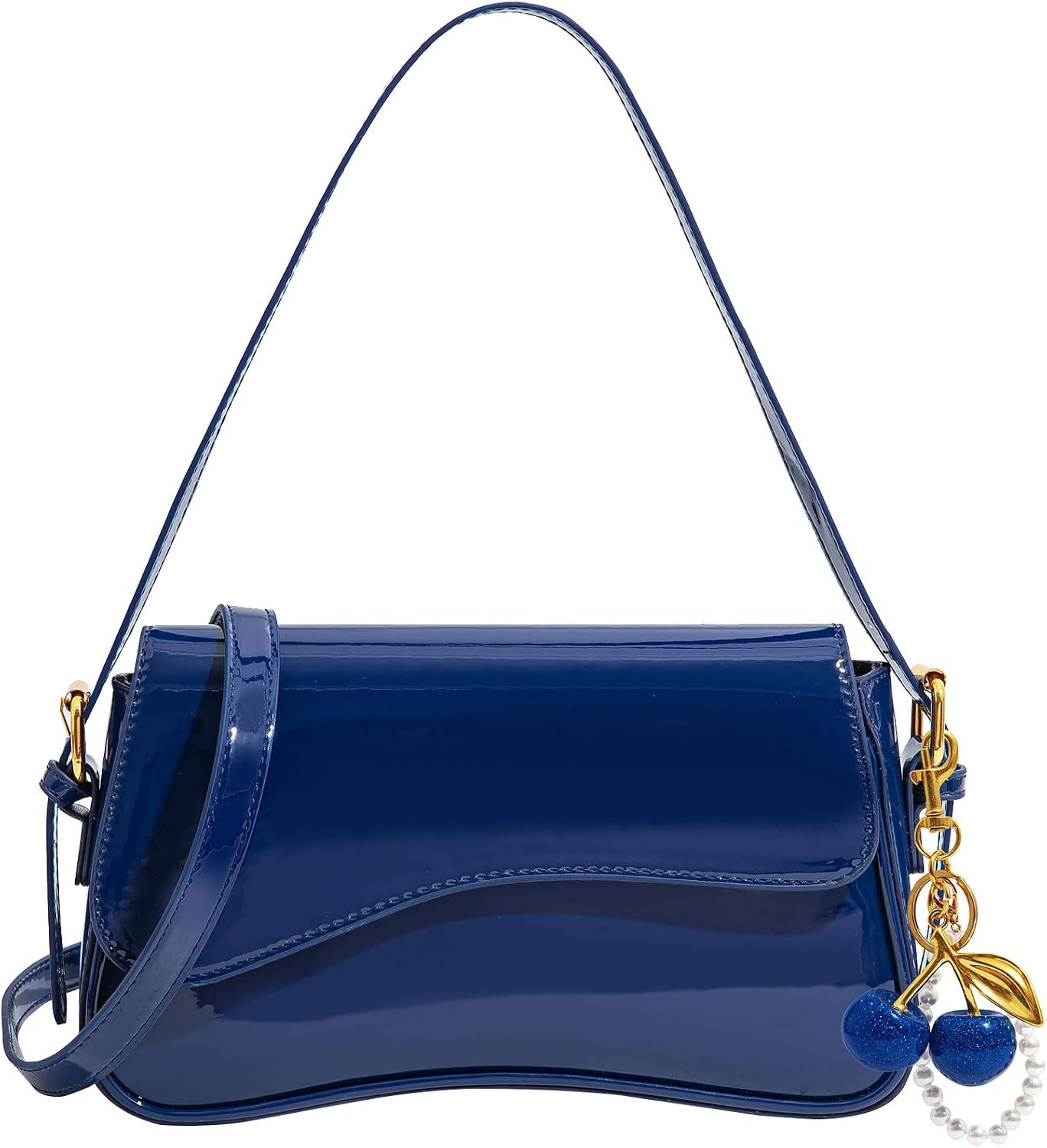 Purse for Women Hobo Bags with Cherry Pendant Crossbody Shoulder Bag | Amazon (US)