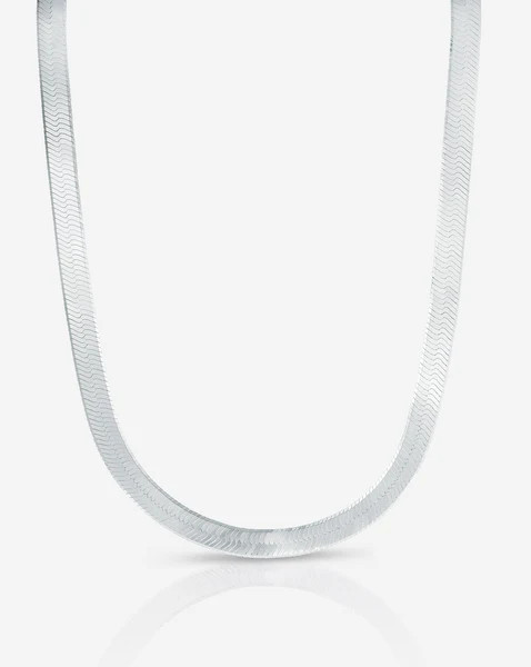 Statement Sterling - Jumbo Herringbone Necklace | Ring Concierge