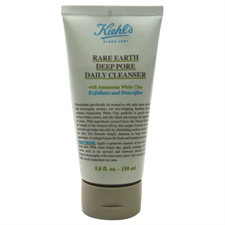Rare Earth Deep Pore Daily Cleanser by Kiehls for Unisex - 5 oz Cleanser | Walmart (US)