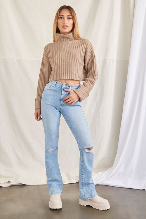 Turtleneck Cropped Sweater | Forever 21 (US)