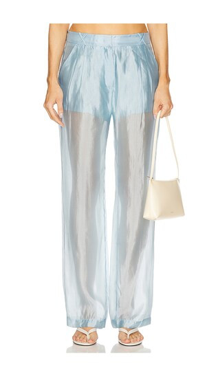 Gilian Pants in Light Blue | Revolve Clothing (Global)