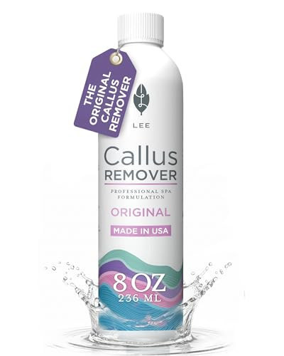 Lee Beauty 8oz Professional Gel Callus Remover for Feet - Original Fast-Acting Formula, Extra Strength for Cracked Heels & Dead Skin (Pack of 1) | Amazon (US)