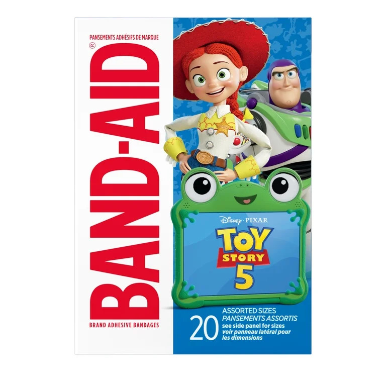 BAND-AID\u00ae Brand Bandages, Disney and Pixar Toy Story 5, 20 Count | Walmart (US)