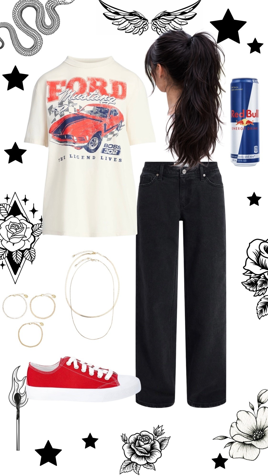 Casual Edgy Walmart Outfit (everyday outfit, casual but cute) 

#LTKMidsize #LTKootd #LTKgrwm