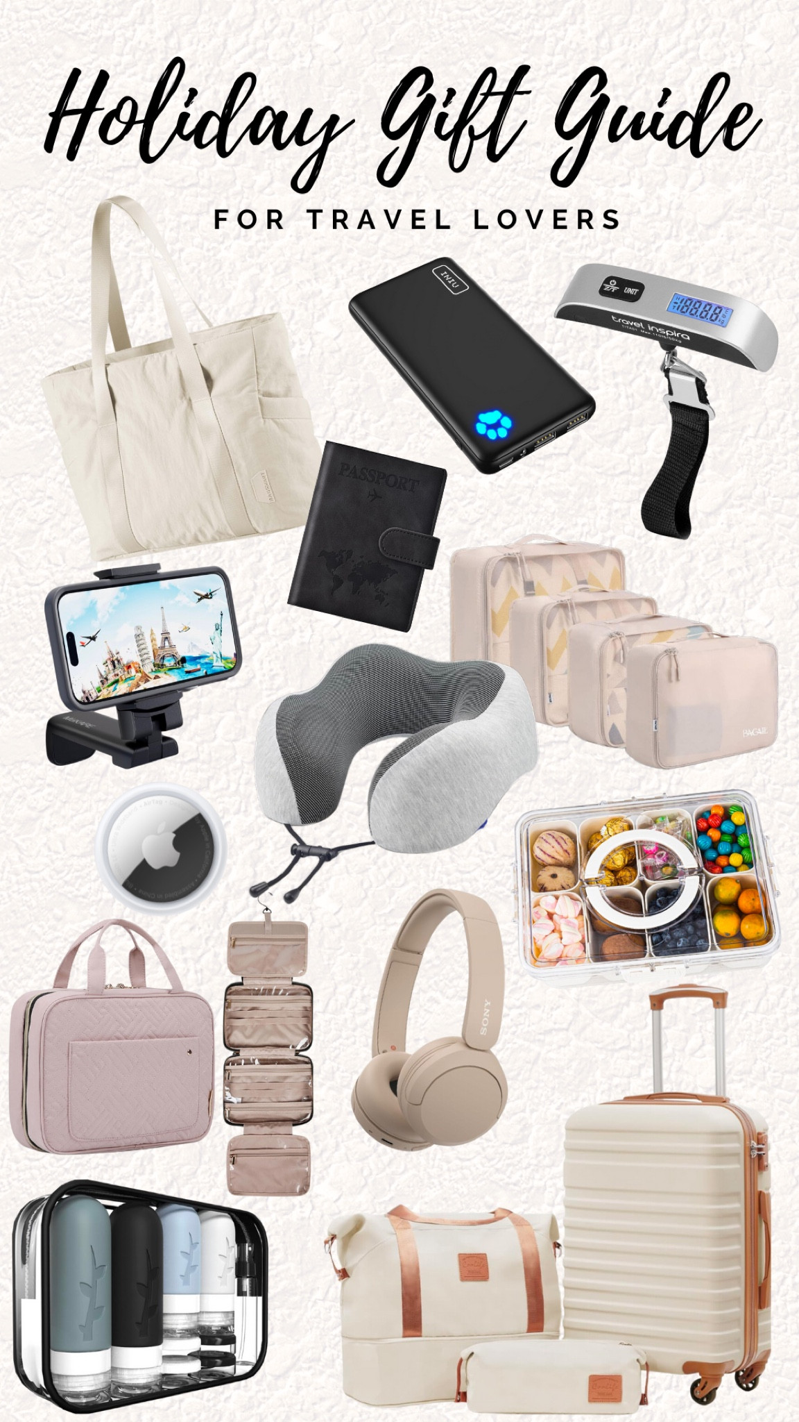 Holiday gift guide for travel lovers 🎄

Traveling gift guide, holiday gift ideas, Christmas gift guide, traveling gifts, gifts for people who love to travel, gifts for people who travel often, gift guide ideas, holiday gift guide, travel necessities 


#LTKHoliday #LTKTravel #LTKGiftGuide