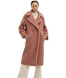 UGG Women's Gertrude Long Teddy Coat, FIREWOOD, M | Amazon (US)