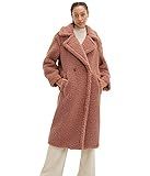UGG Women's Gertrude Long Teddy Coat, FIREWOOD, M | Amazon (US)