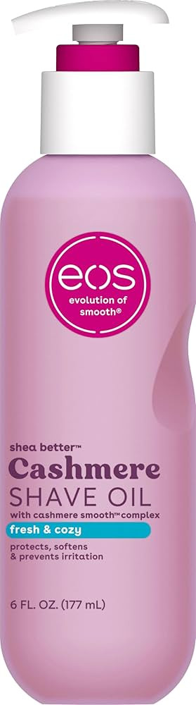 eos Cashmere Shave Oil, Fresh & Cozy, Soothing and Moisturizing, Prevents Irritation and Razor Bu... | Amazon (US)
