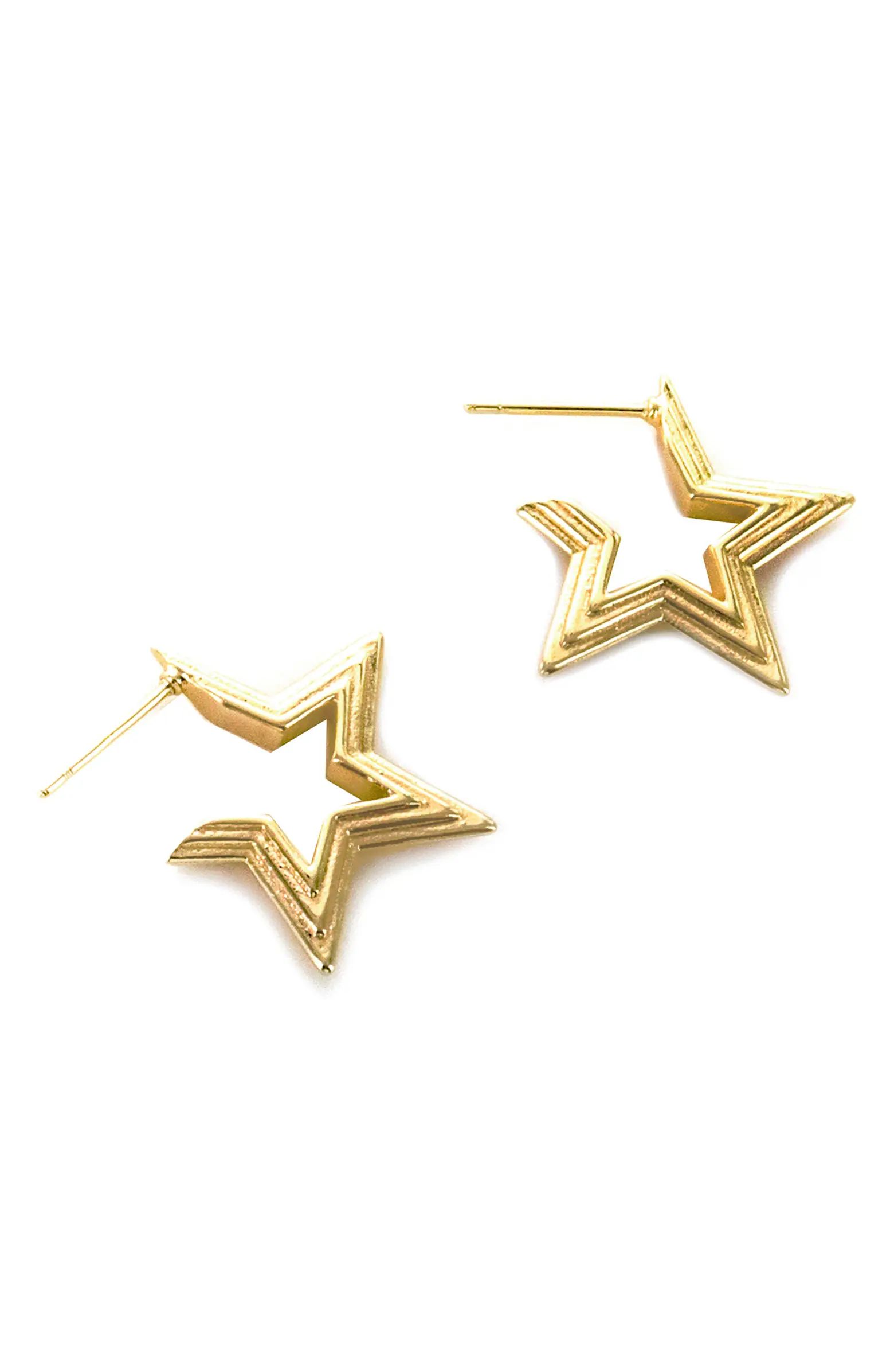 Star Hoop Earrings | Nordstrom