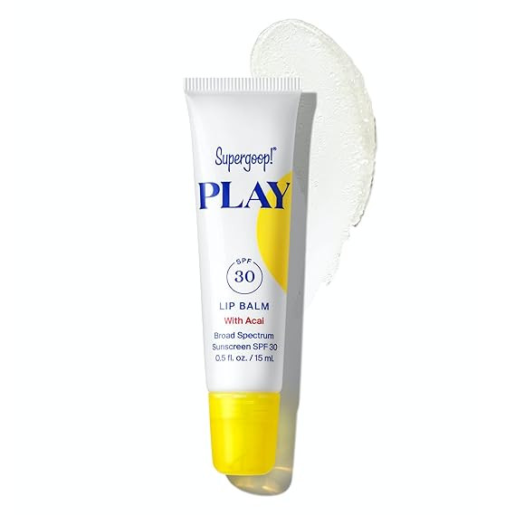 Supergoop! PLAY Lip Balm with Acai, 0.5 fl oz - SPF 30 PA+++ Reef Safe, Broad Spectrum Sunscreen ... | Amazon (US)