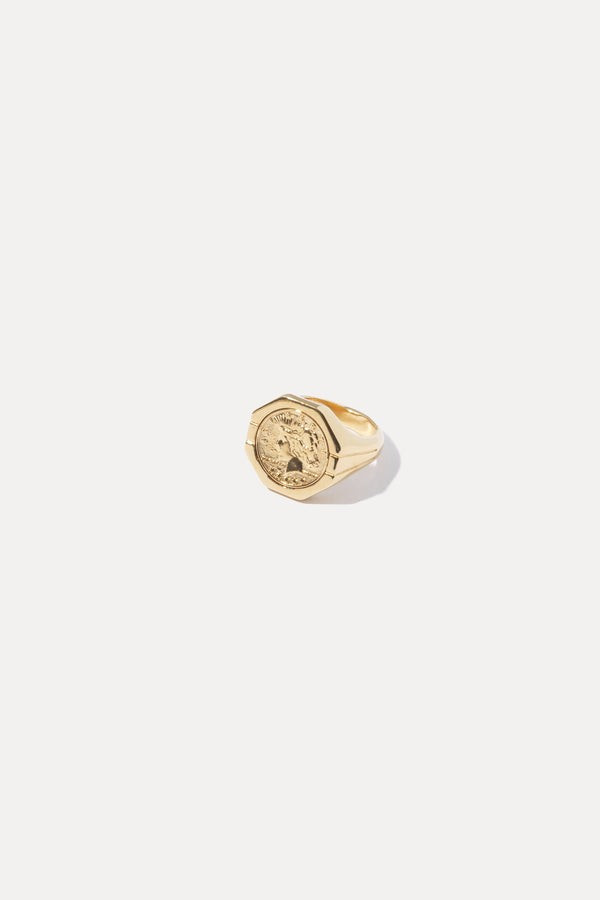 Coin Signet Ring | Miranda Frye Inc.