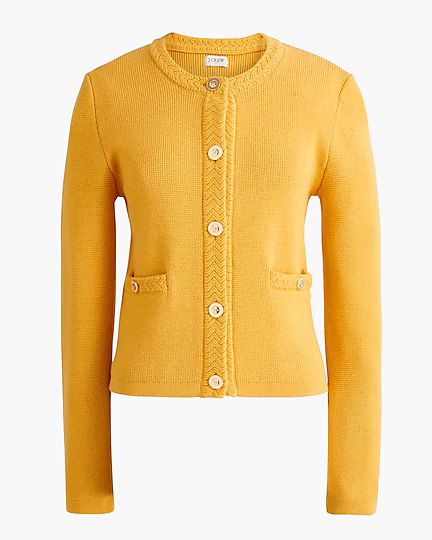 Cotton lady jacket cardigan sweater | J.Crew Factory