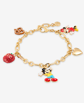 BaubleBar Disney | Macy's Mickey Mouse & Minnie Mouse NYC Charm Bracelet, Macy's Exclusive - Macy... | Macy's