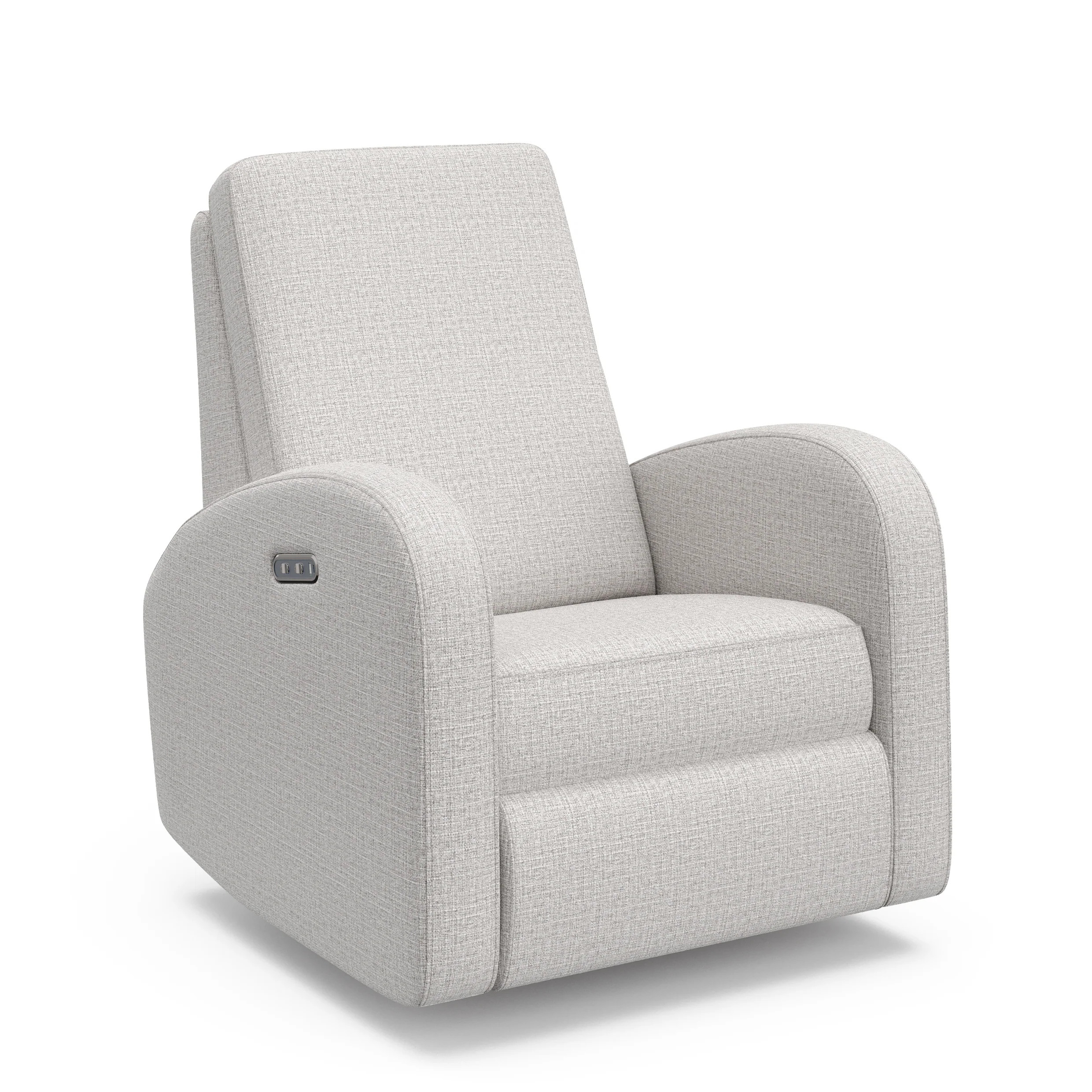 Storkcraft Storkcraft Santa Monica 36-in W Modern Steel Basketweave Swivel Glider Armchair one_size in Gray | 06510-31X | Lowe's