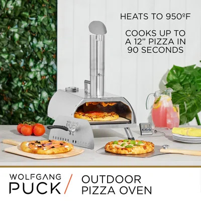 Wolfgang Puck Countertop Wood Pellets Pizza Oven | Wayfair North America