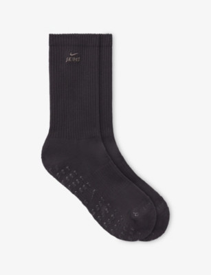 Dri-FIT Pilates Grip Cotton-Blend Crew Socks | Selfridges