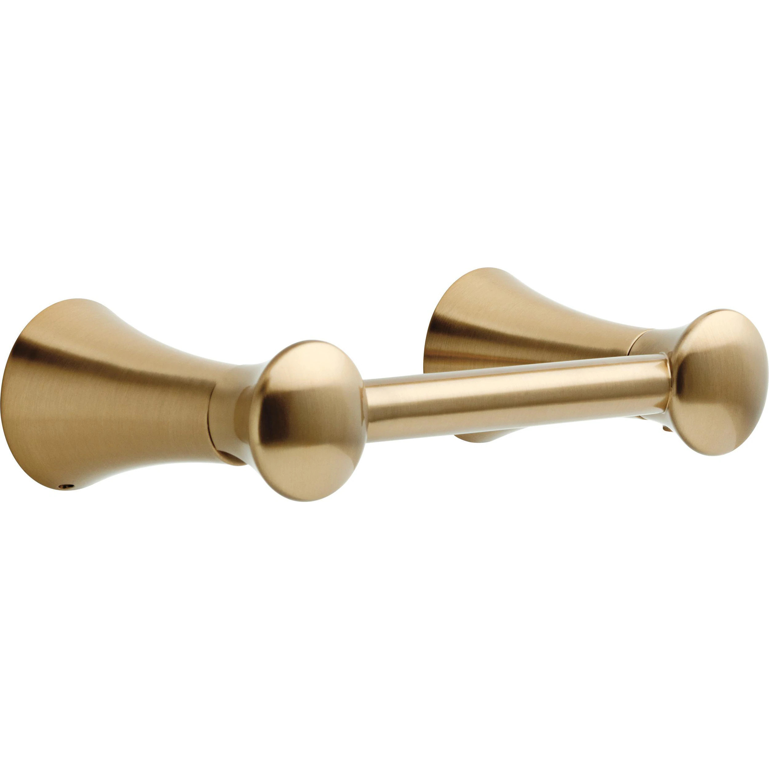 Delta Lahara Champagne Bronze Wall mount Pivot Toilet Paper Holder 1 -Rolls one_size | 73850-CZ | Lowe's