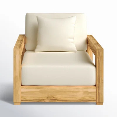 Melrose Teak Outdoor Lounge Chair | Wayfair North America