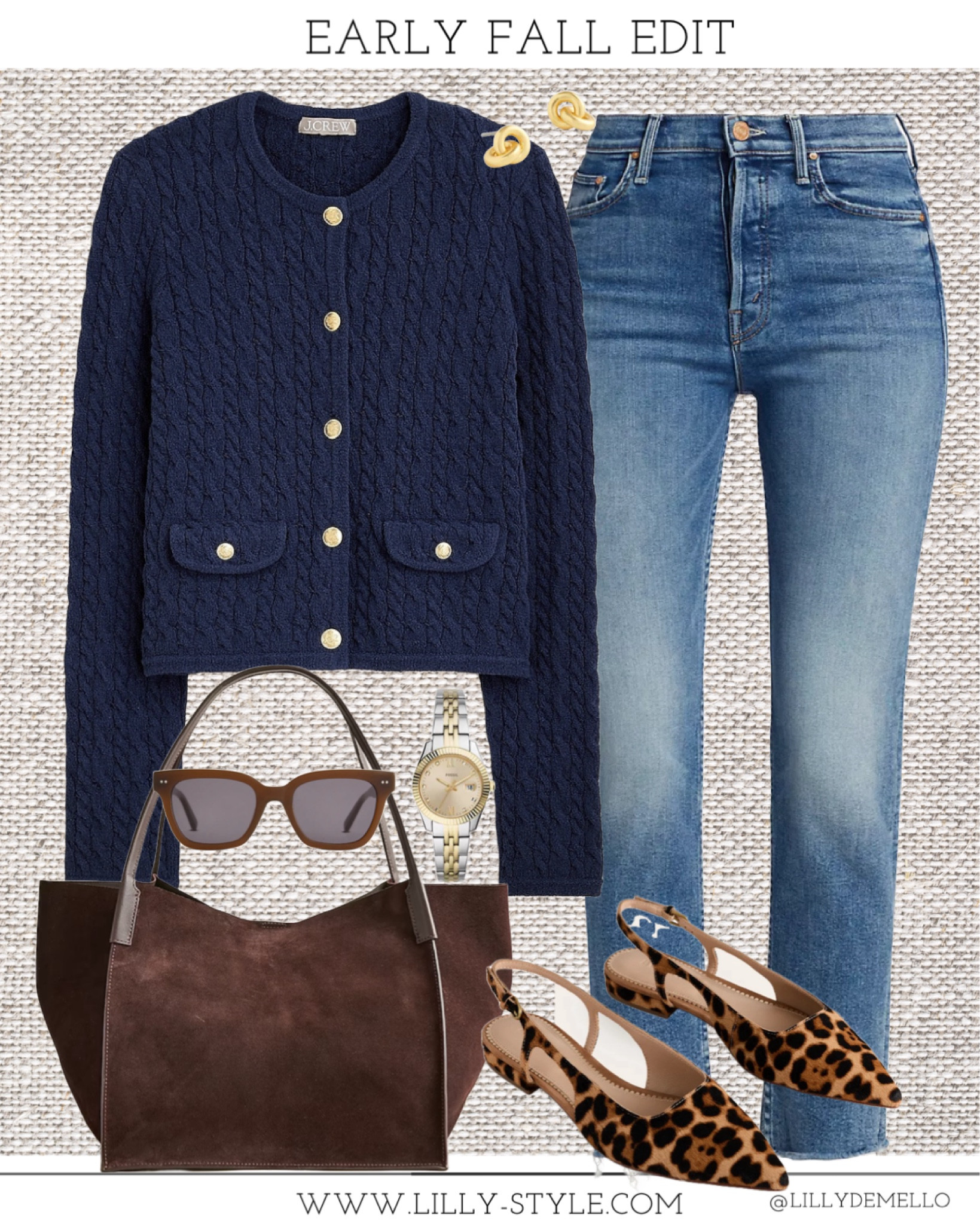 Navy and brown together look so good and classy together. This bag is on my wishlist - it’s a stunner. 

#LTKItBag #LTKSeasonal #LTKOver40