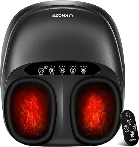 KNQZE Shiatsu Foot Massager with Heat, Compression, Deep Kneading Foot Massage for Plantar Fascii... | Amazon (US)