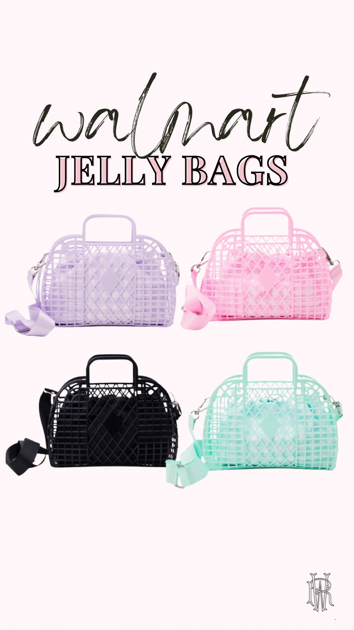 No Boundaries Juniors Jelly Crossbody Handbag with Top Handle
