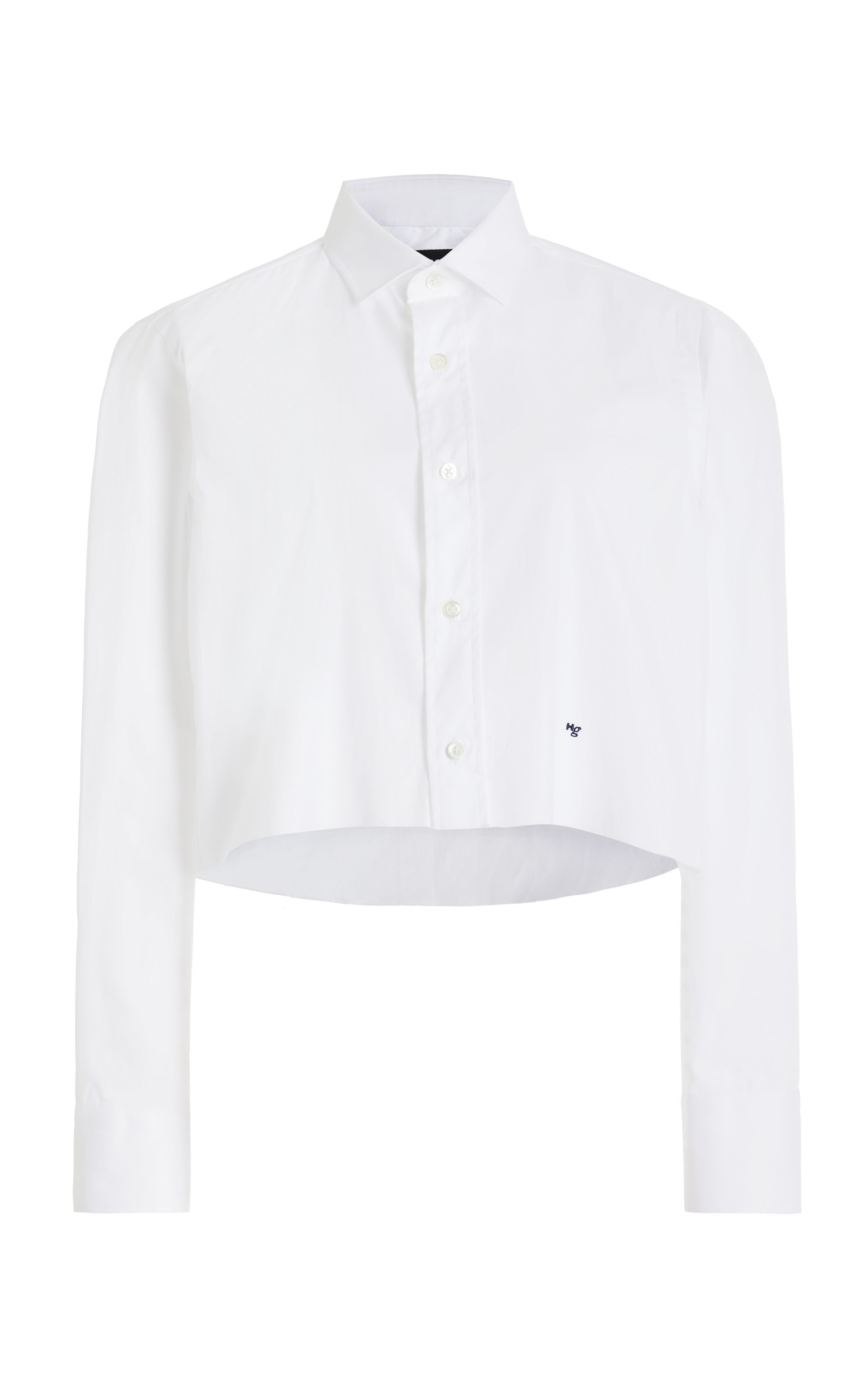 Cropped Cotton Shirt | Moda Operandi (Global)