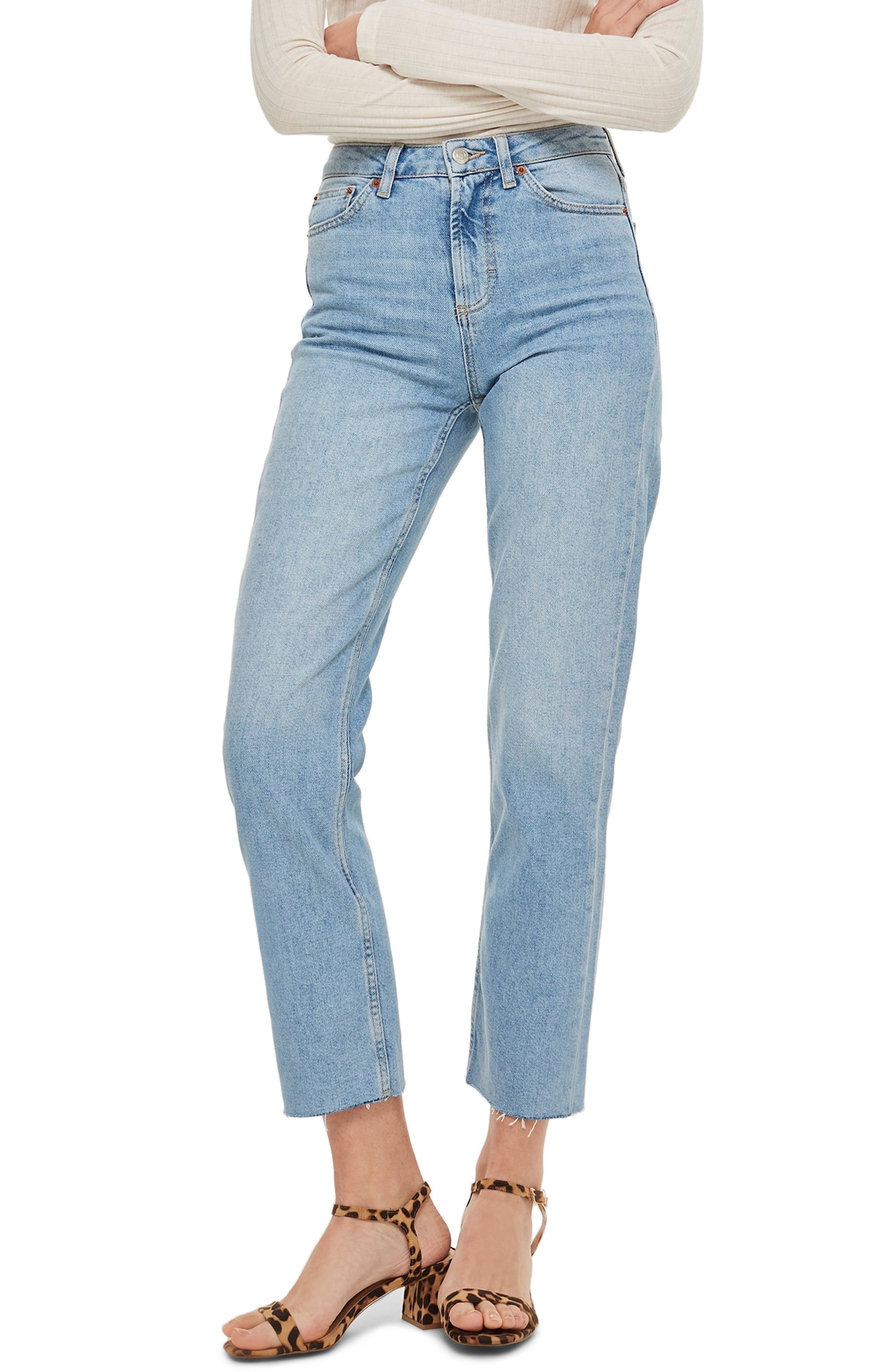 Raw Hem Straight Leg Jeans | Nordstrom