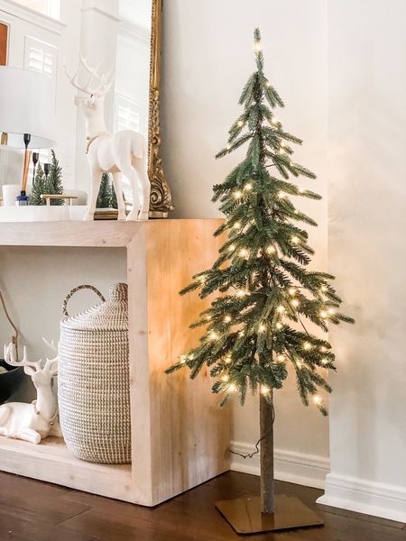 The cutest little tree from Target!! Keeps going in and out of stock but such a great price! This is the 4ft one! Also available in a 5 and 6ft size that’s currently in stock! Click link in bio to shop!



#LTKhome #LTKHoliday #LTKunder50