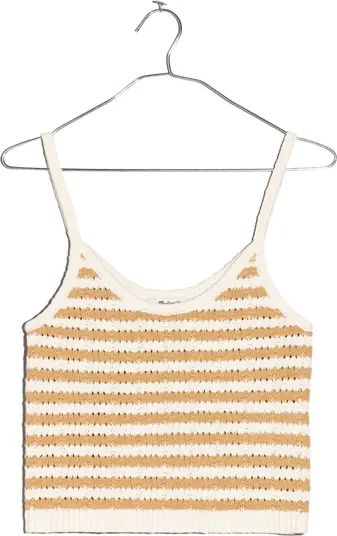 Stripe Open Stitch Sweater Camisole | Nordstrom