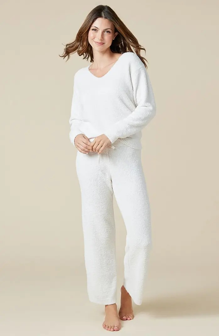 Solid Marshmallow V-Neck Lounge Set | Nordstrom