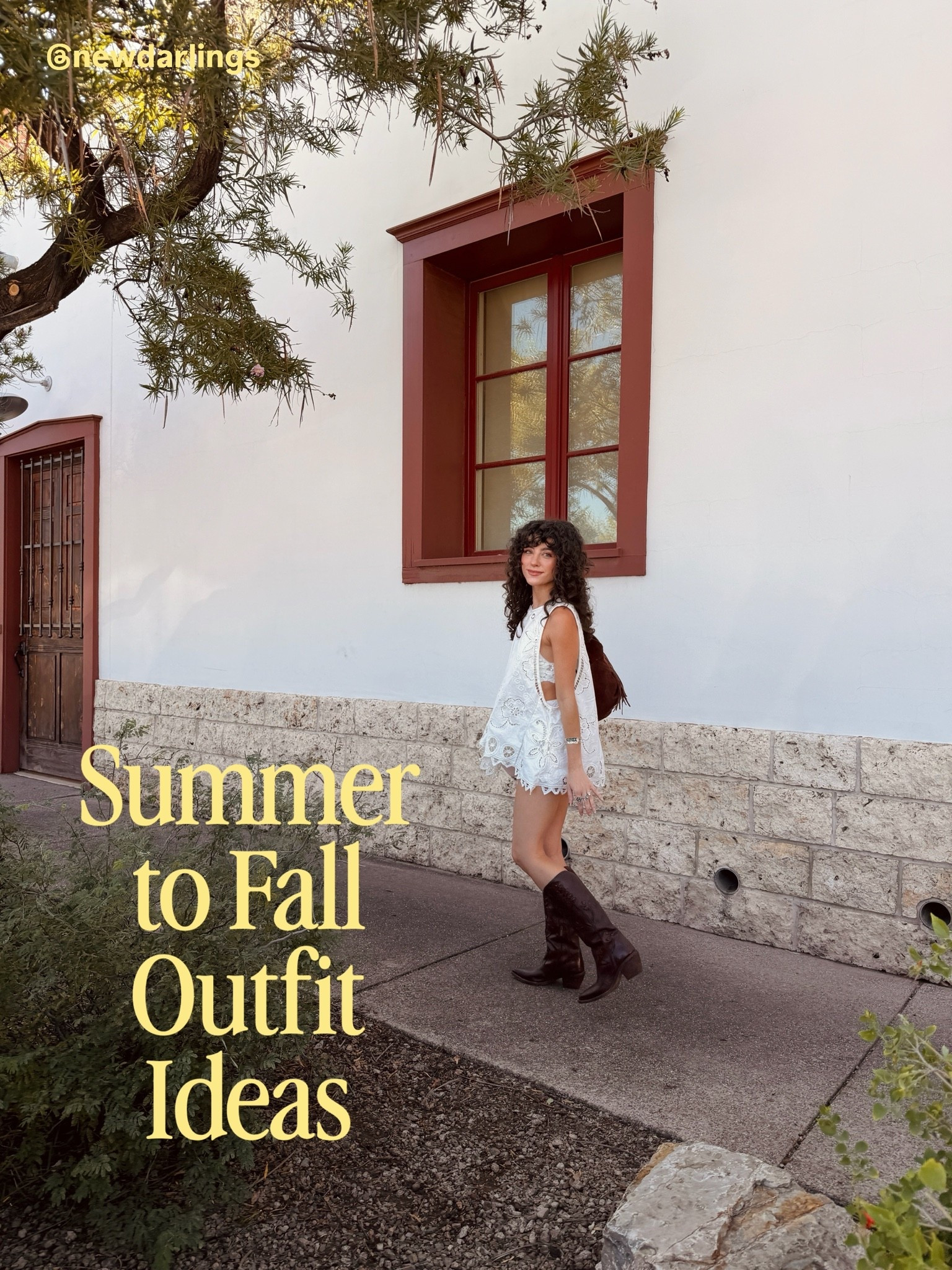 Summer to fall outfit ideas. This tunic is one of my faves with cowgirl boots. So fun!