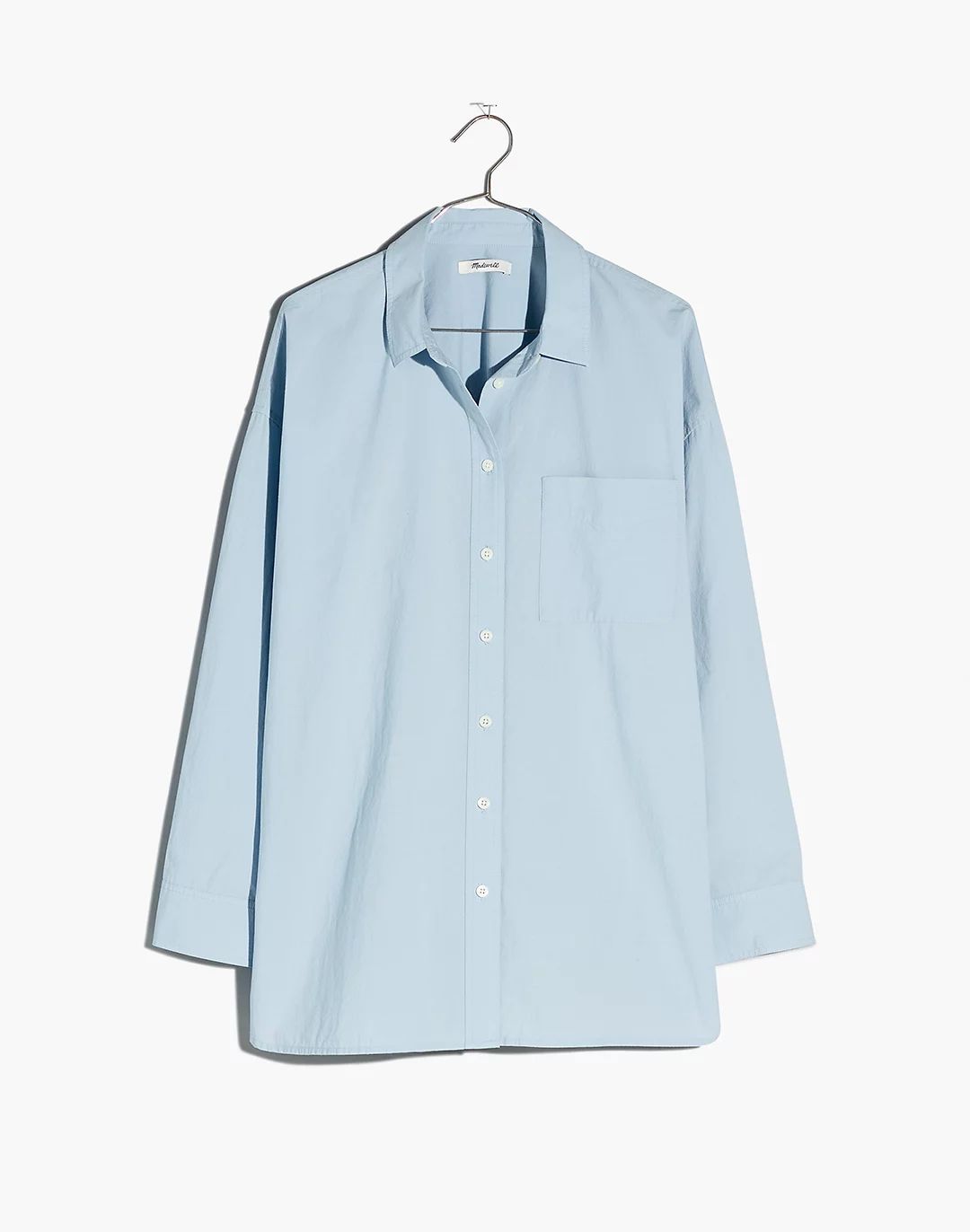 The Plus Signature Poplin Oversized Shirt | Madewell