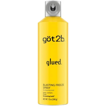 got2b Glued Blasting Freeze Hair Spray Extra Strong Rigid Hold for Spiked Styles 12 oz | Walmart (US)