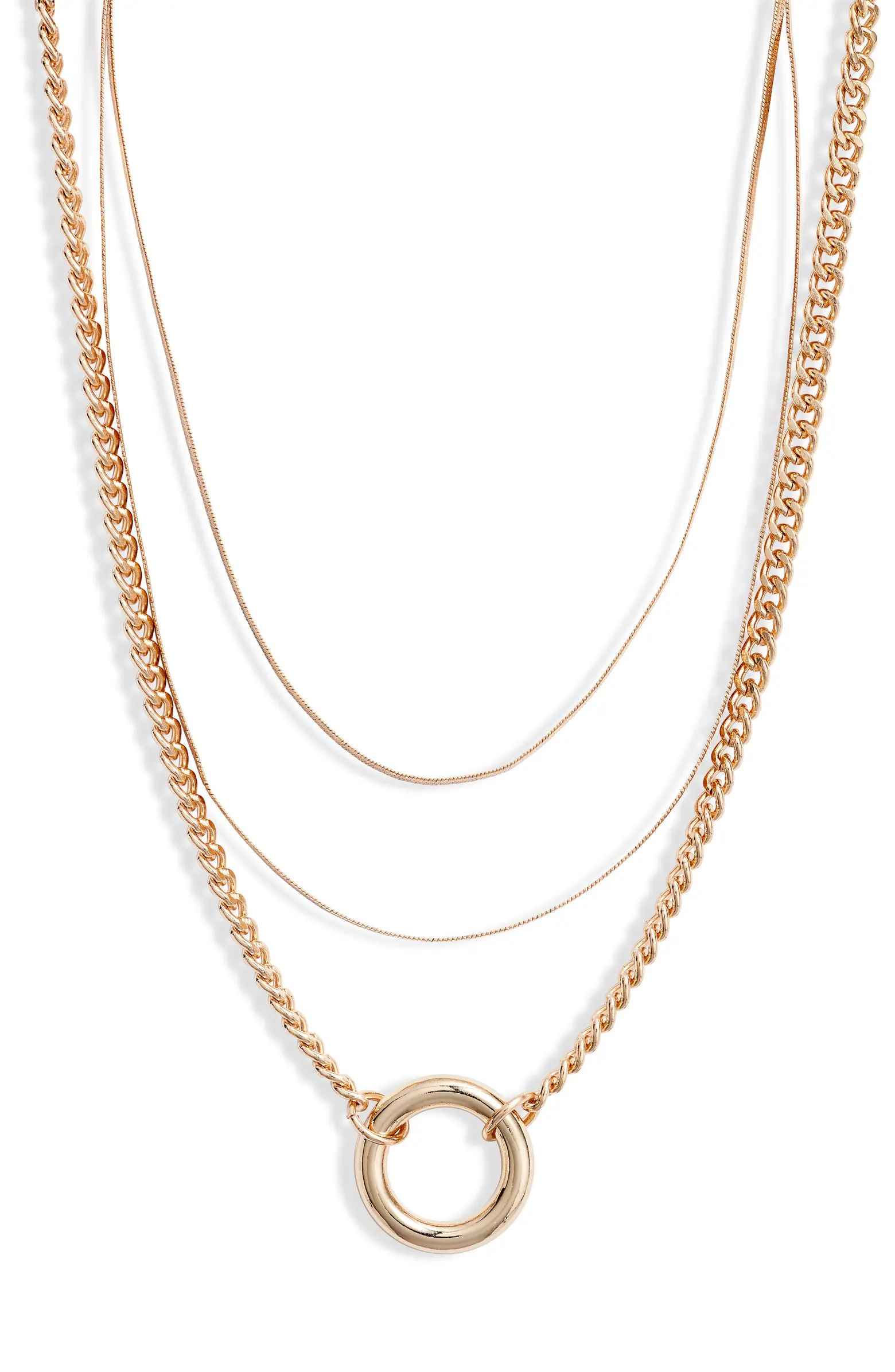 x Draya Michele Hidden Treasure Set of 3 Necklaces | Nordstrom