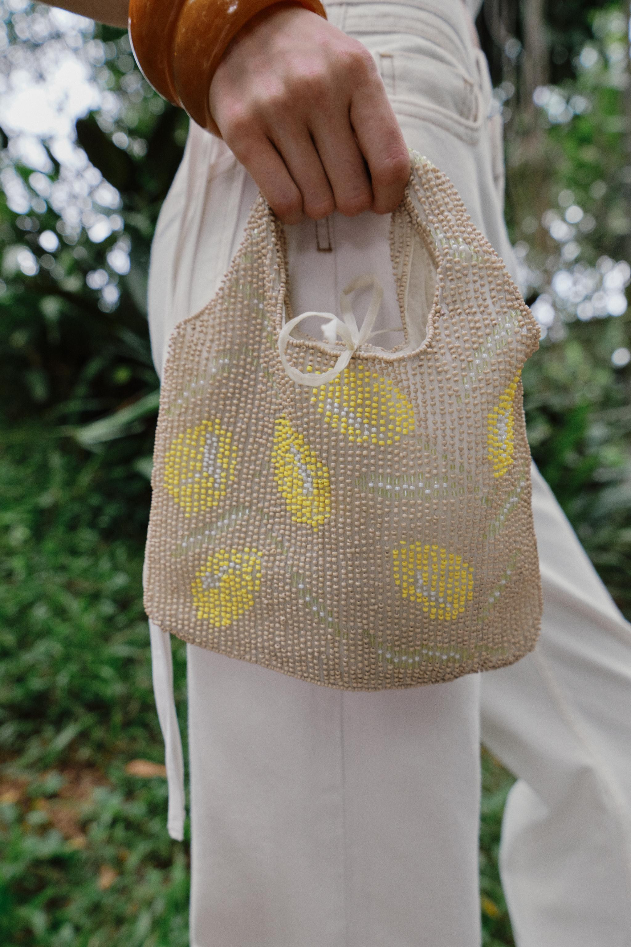 MINI BEADED HANDBAG | Zara US