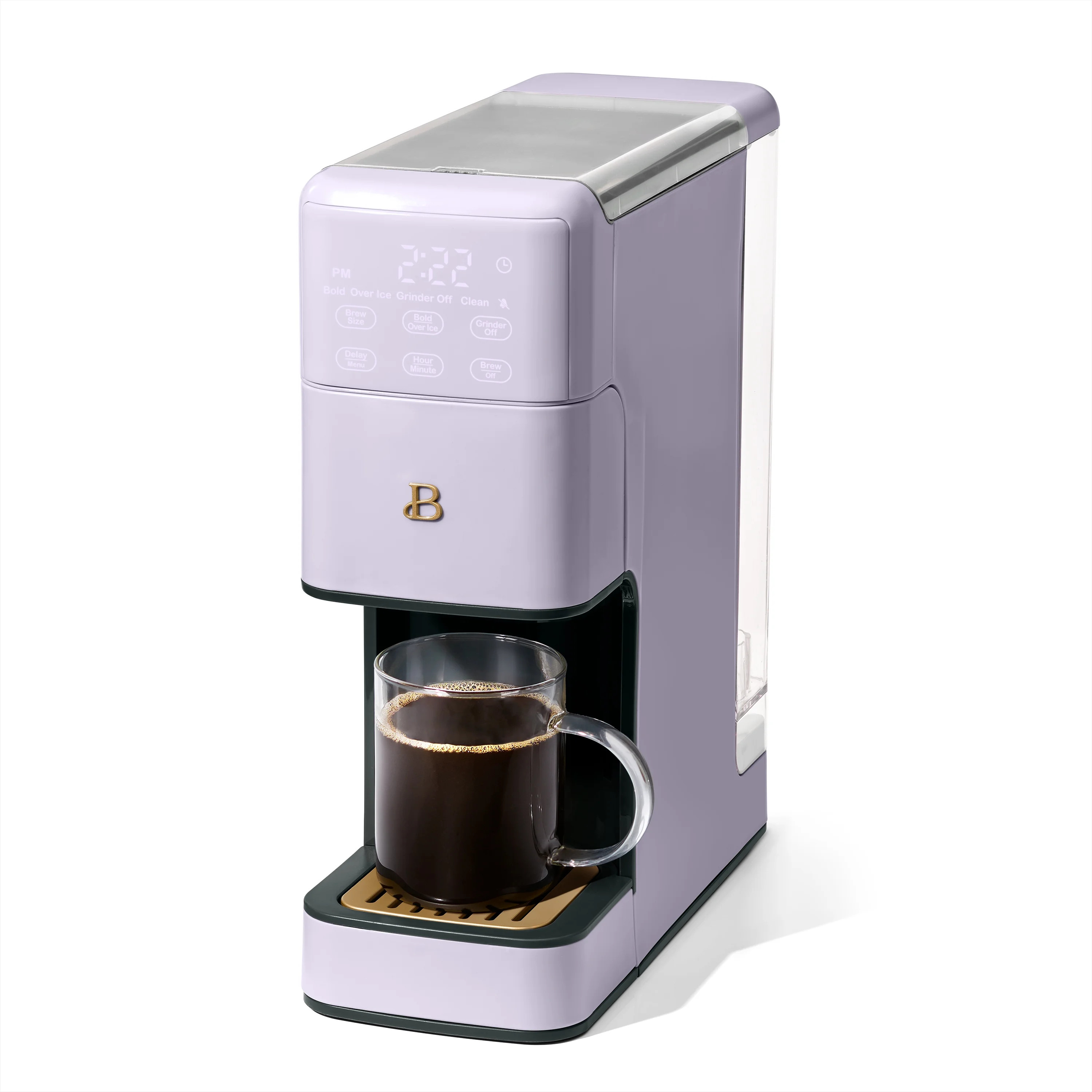 Beautiful Perfect Grind™ Programmable Single Serve Coffee Maker, Lavender by Drew Barrymore - W... | Walmart (US)