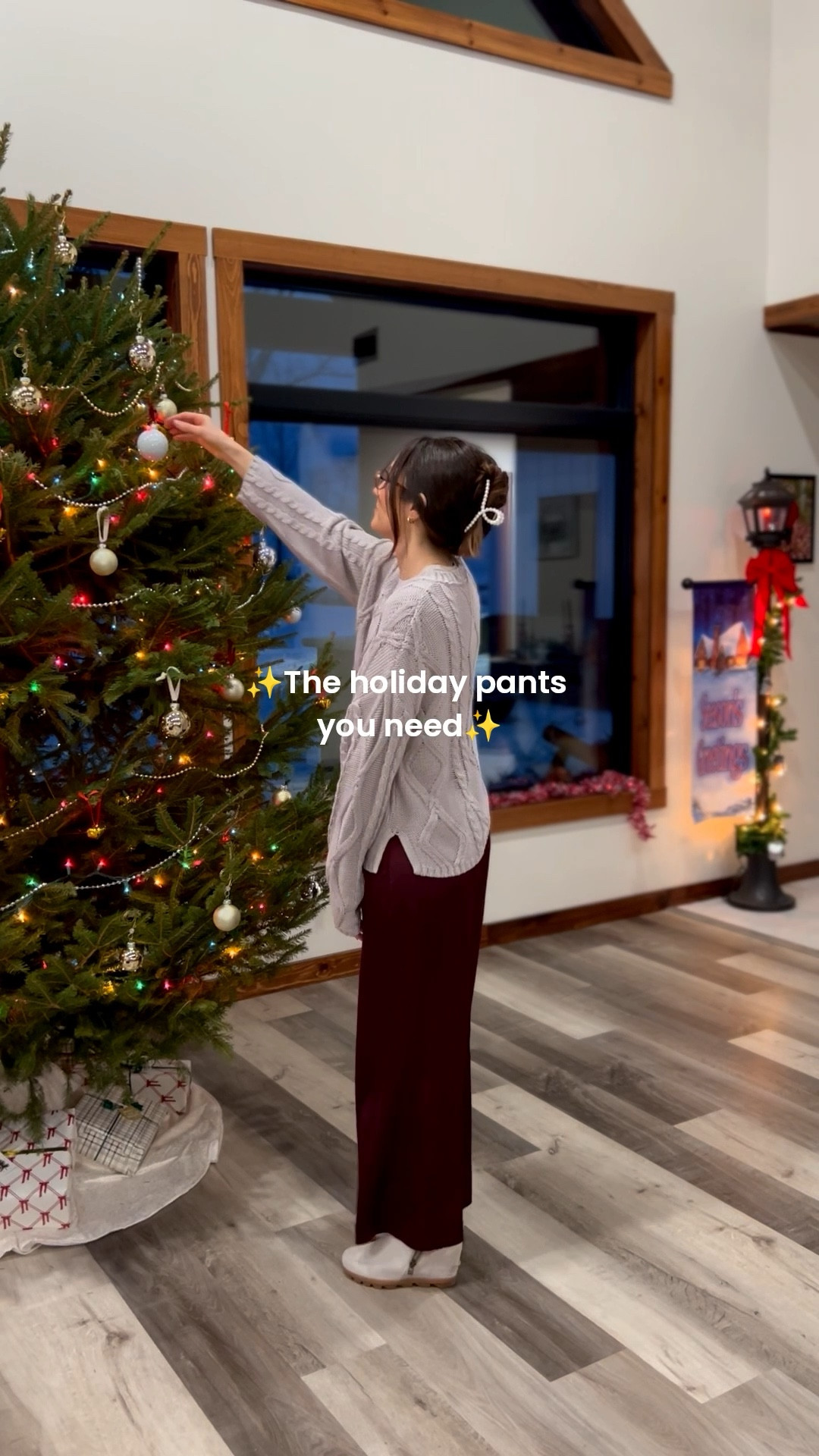 Gift yourself these pants for a cozy, classy Christmas Eve at home ✨


Christmas Eve outfit, Christmas at home, Christmas outfit inspo, holiday outfit 

#LTKPetite #LTKHoliday #LTKootd