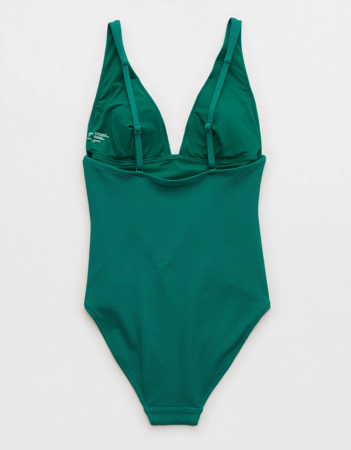 Aerie Pique Full Coverage One Piece Swimsuit | Aerie