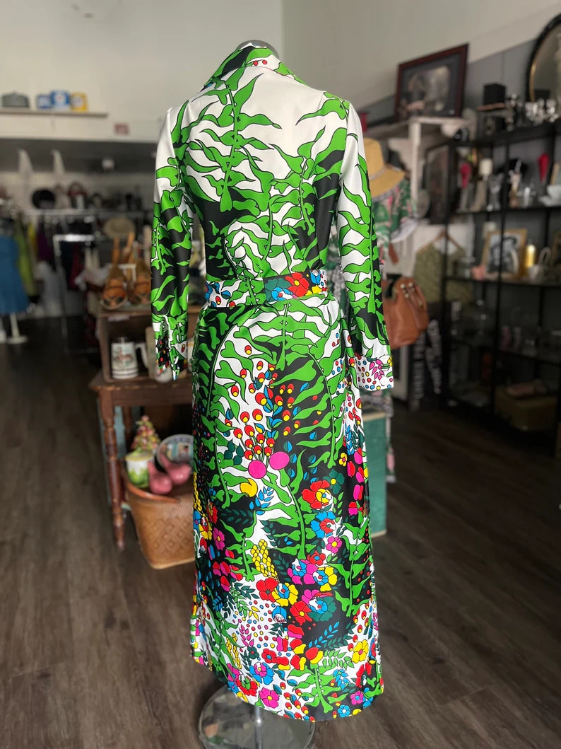 70s Lanvin I.magnin Dress - Etsy | Etsy (US)