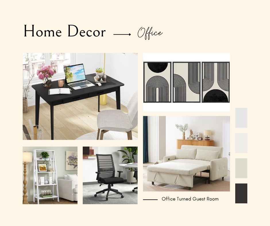 Wayday with Wayfair is happening 10/26 - 10/29 so sharing some of my home decor boards that I’m using as we move into our first home.

Home office inspiration that can double as a guest room 

#LTKHome #LTKSaleAlert