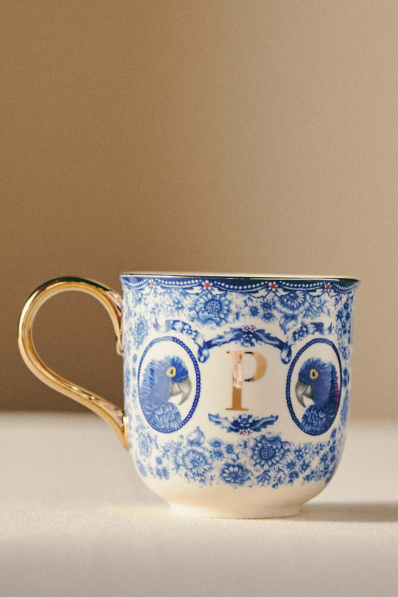Lou Rota Nature Table Monogram Mug | Anthropologie (US)