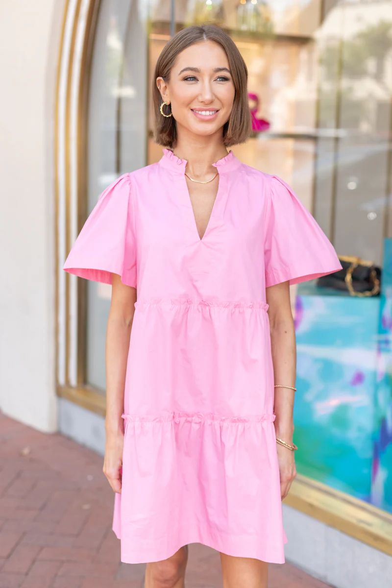 Everett Dress- Pink- FINAL SALE | Avara