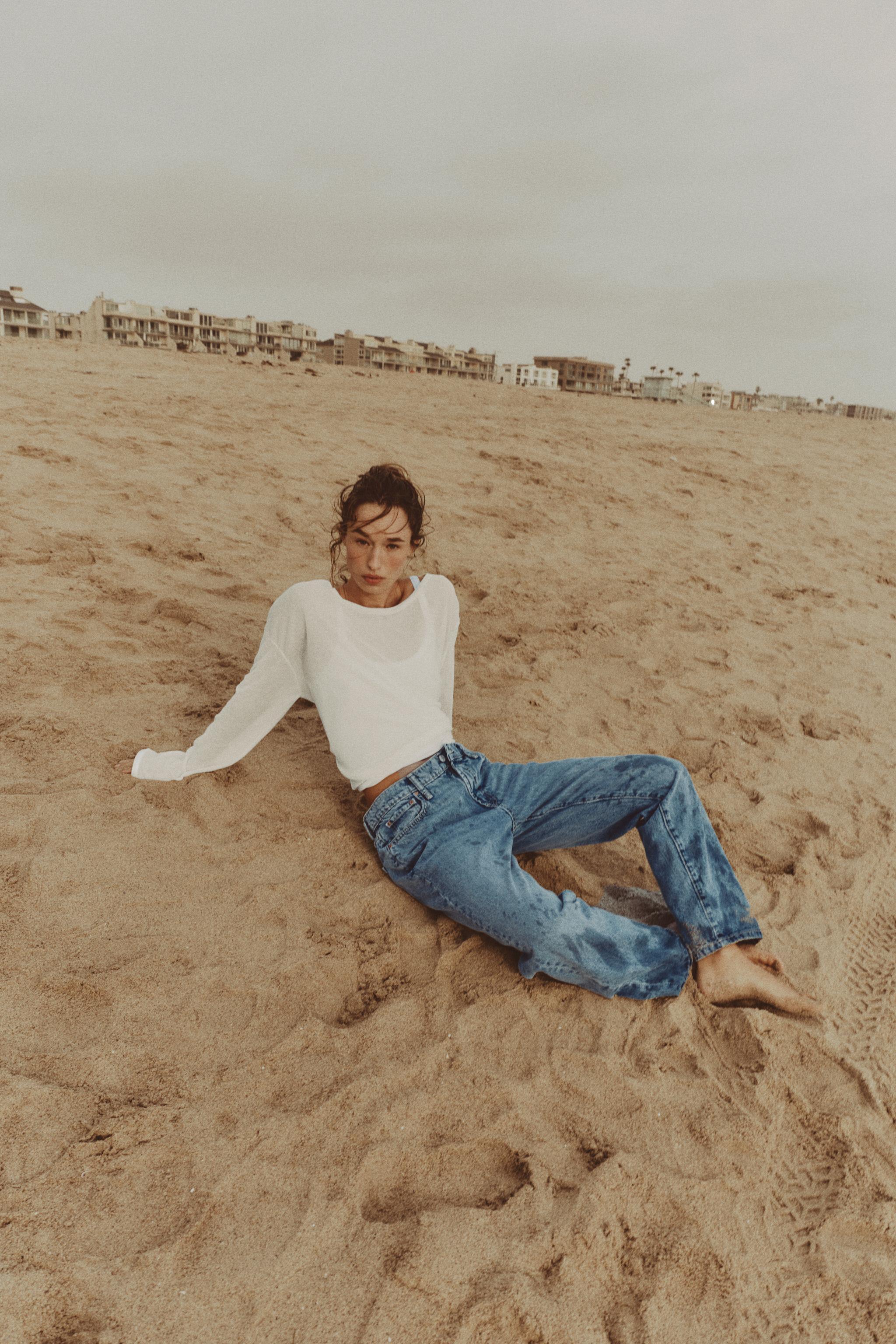 Z1975 CROPPED MID-WAIST JEANS | Zara FR