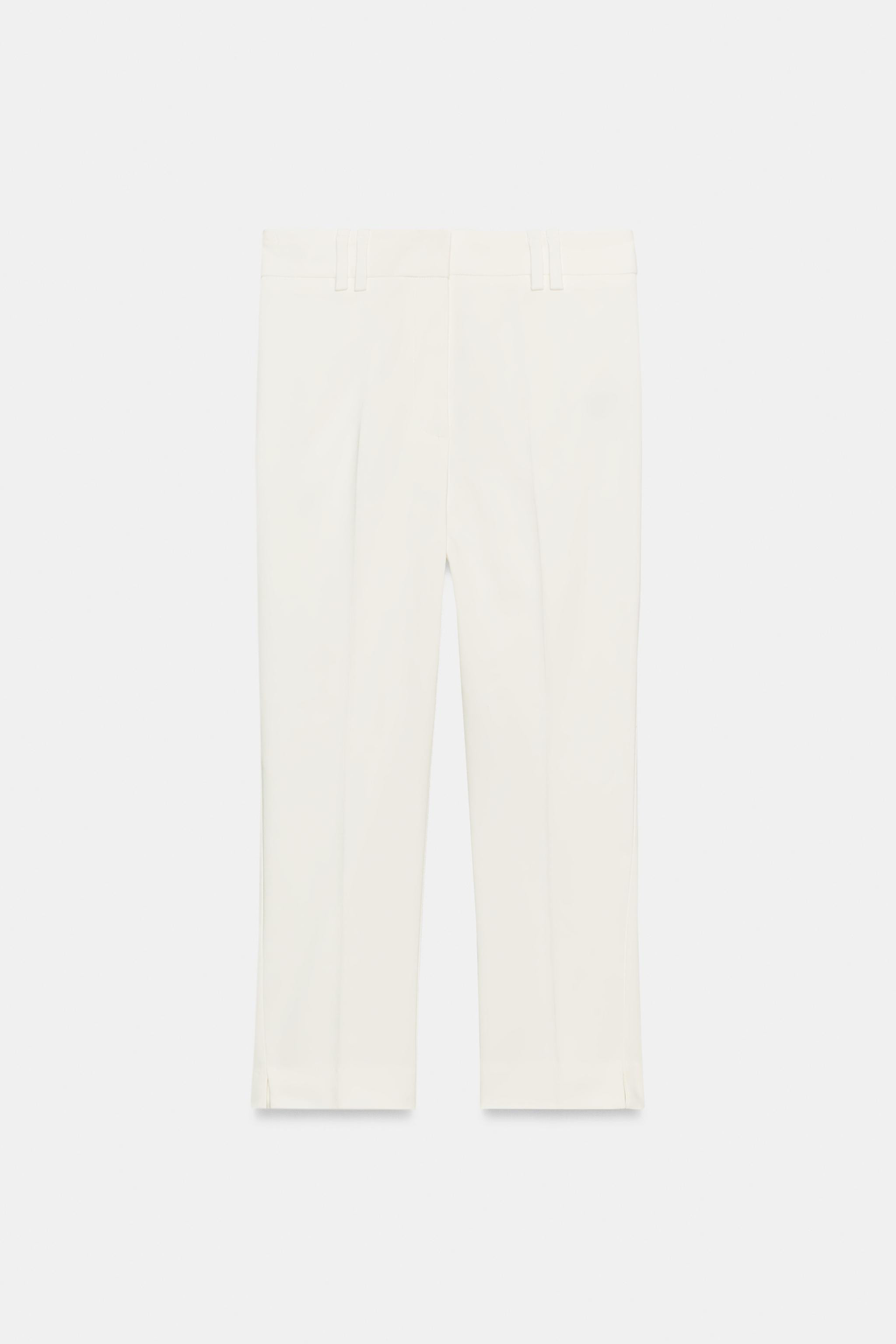 Gr\u00f6\u00dfe des Models: 173 cmHose mit niedrigem Bund. Bein unterhalb des Knies mit seitliche... | Zara DE