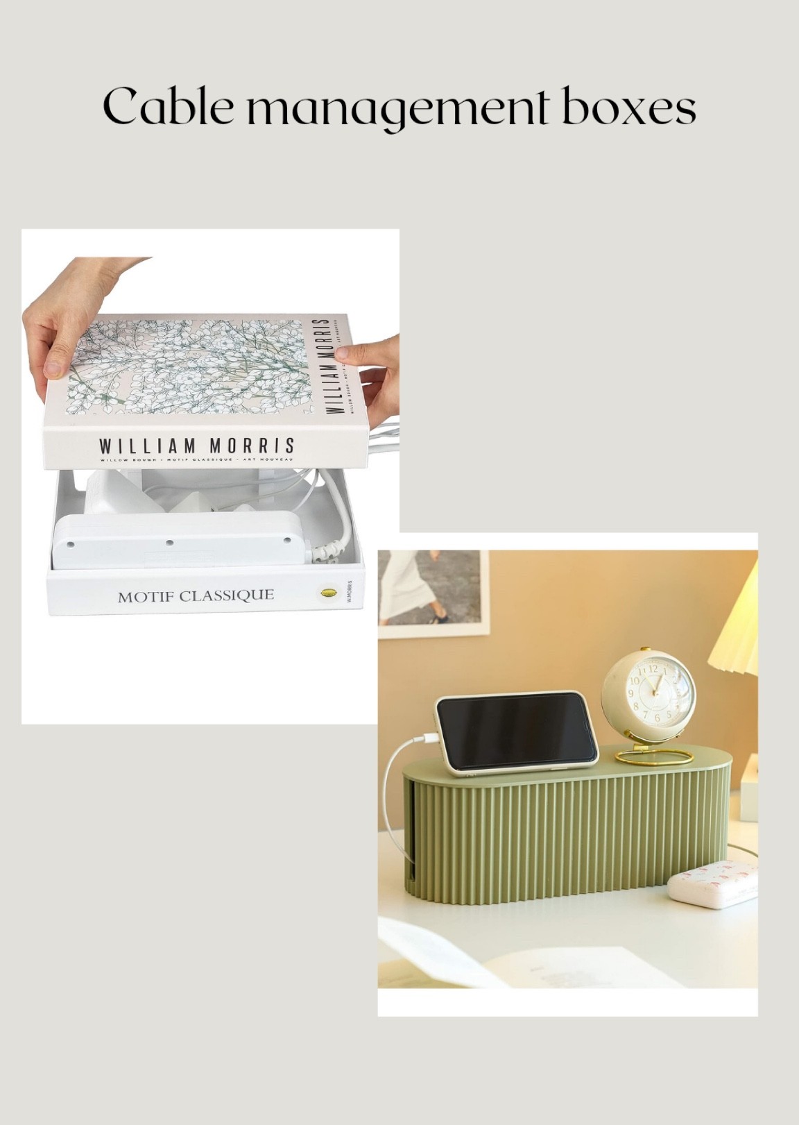 Cable management boxes

#LTKhome #LTKstyletip #LTKunder50