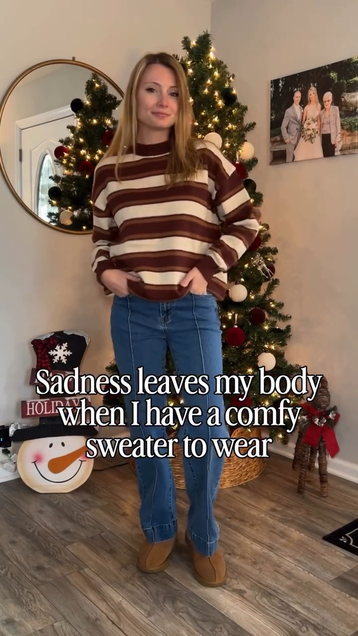 My mood instantly improves when I’m comfy. 

Comment SHOP and I’ll send you a link to this cozy sweater!