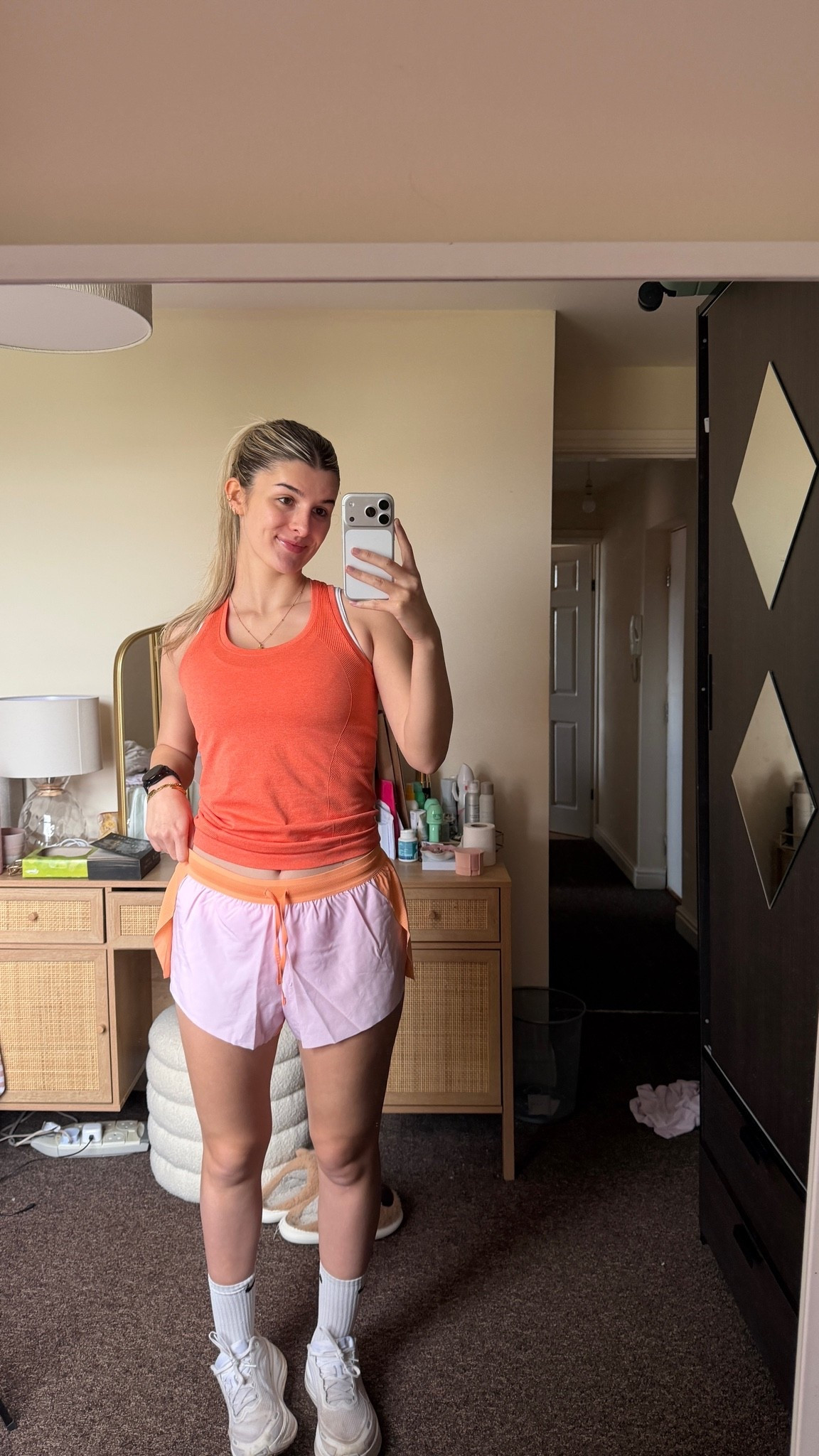 Run OOTD🍊🍊🍑🧡