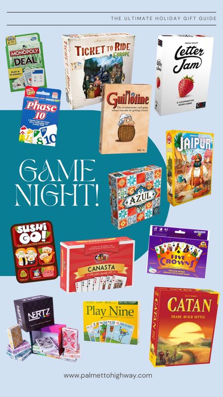 Turn game night into unforgettable fun with our handpicked selection of games and entertainment for a memorable evening of laughter and competition.

#GameNight
#BoardGameFun
#FamilyGameNight
#GameNightEssentials
#EntertainmentGames

#LTKGiftGuide #LTKfindsunder50 #LTKHoliday