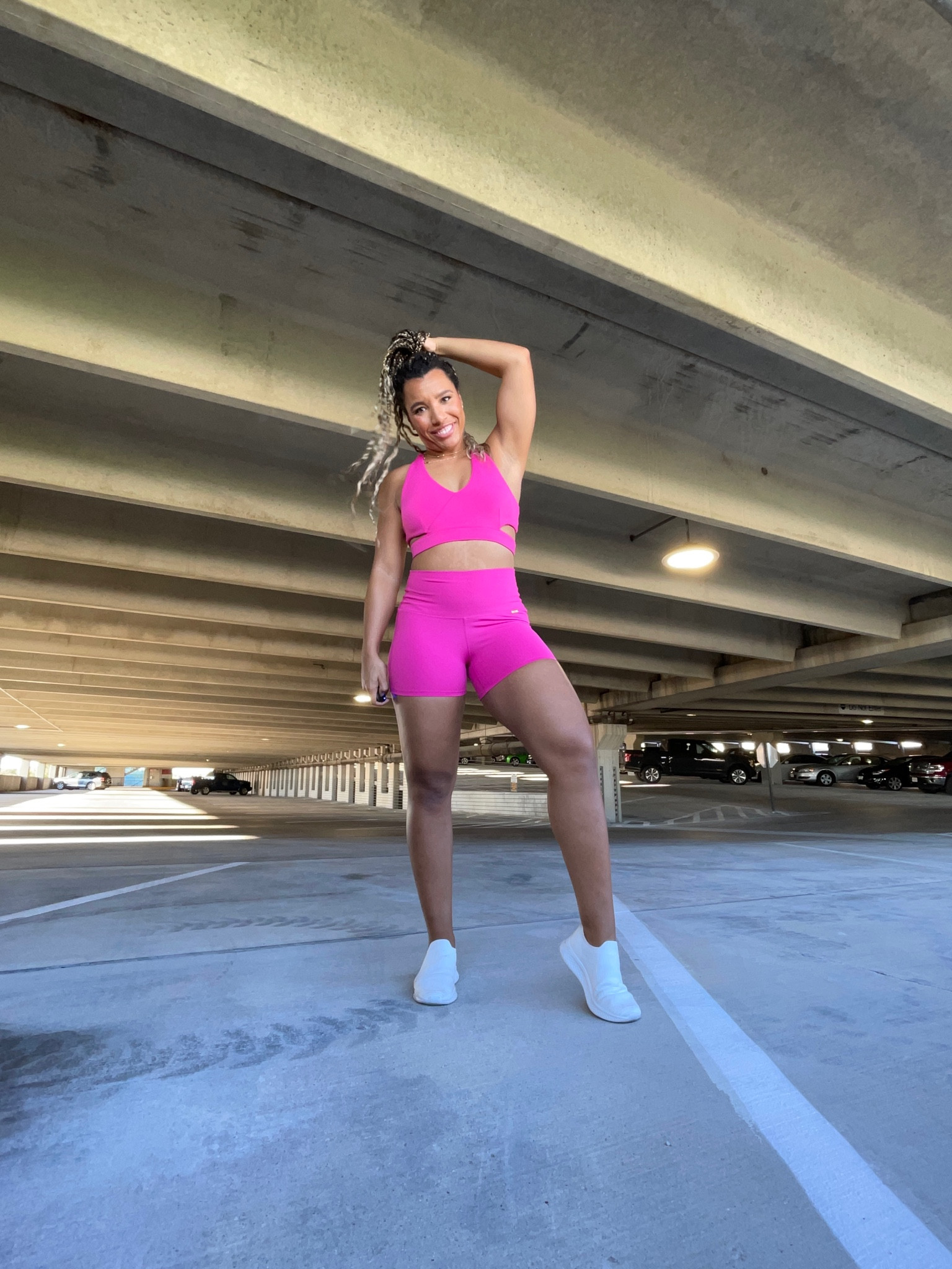 This hot pink set is a yes!

#LTKunder100 #LTKfit