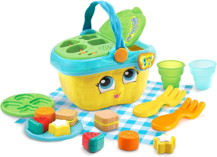 LeapFrog Shapes and Sharing Picnic Basket (Frustration Free Packaging), Yellow | Amazon (US)
